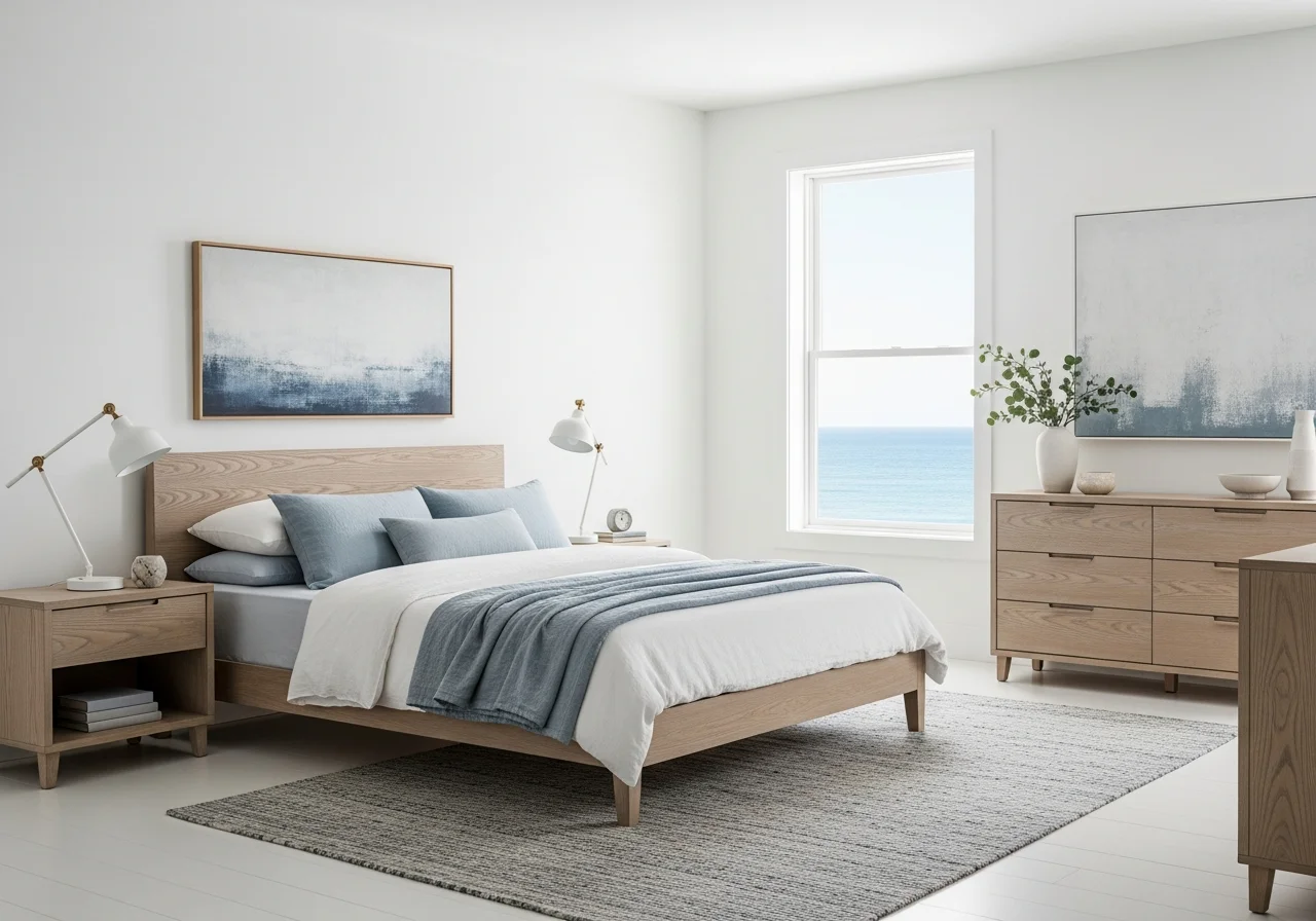 Modern Coastal Bedroom Ideas