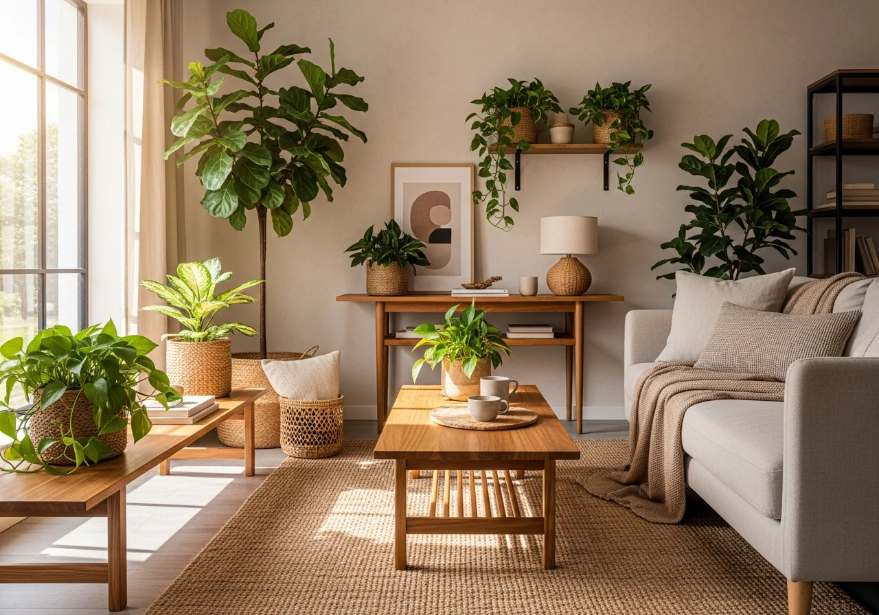 Natural Elements to Ground Your Living Room