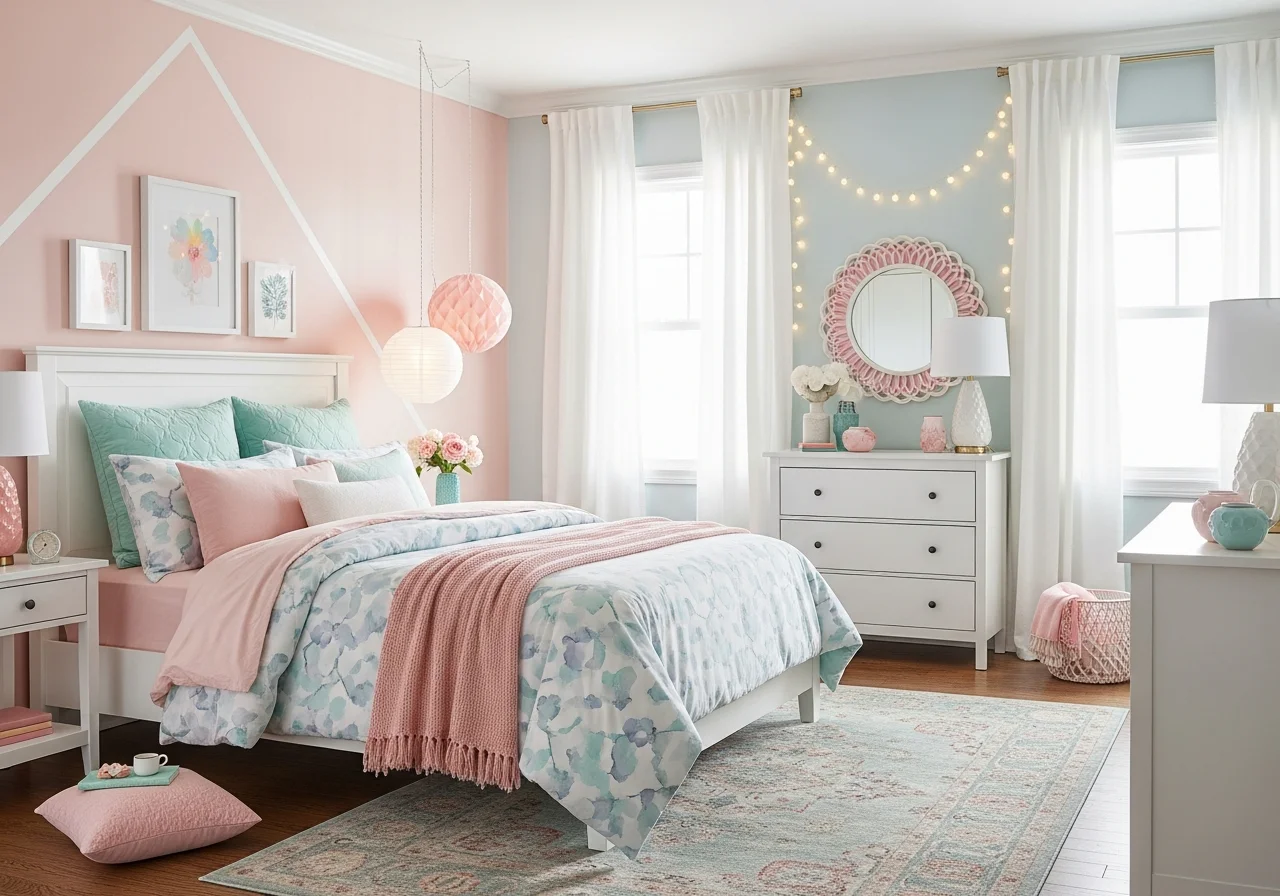 Pastel Dream Bedroom