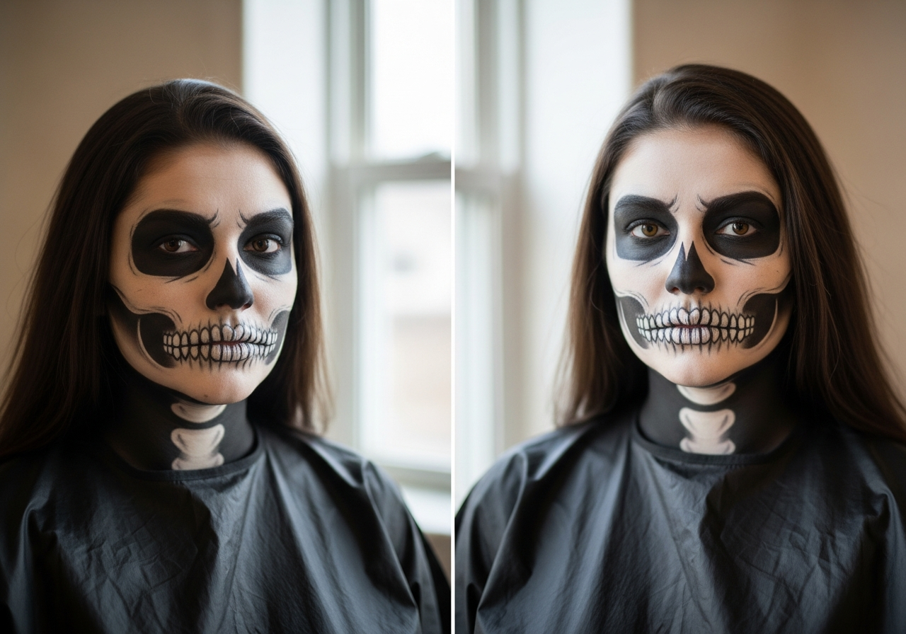 Photographing Your Skull Makeup