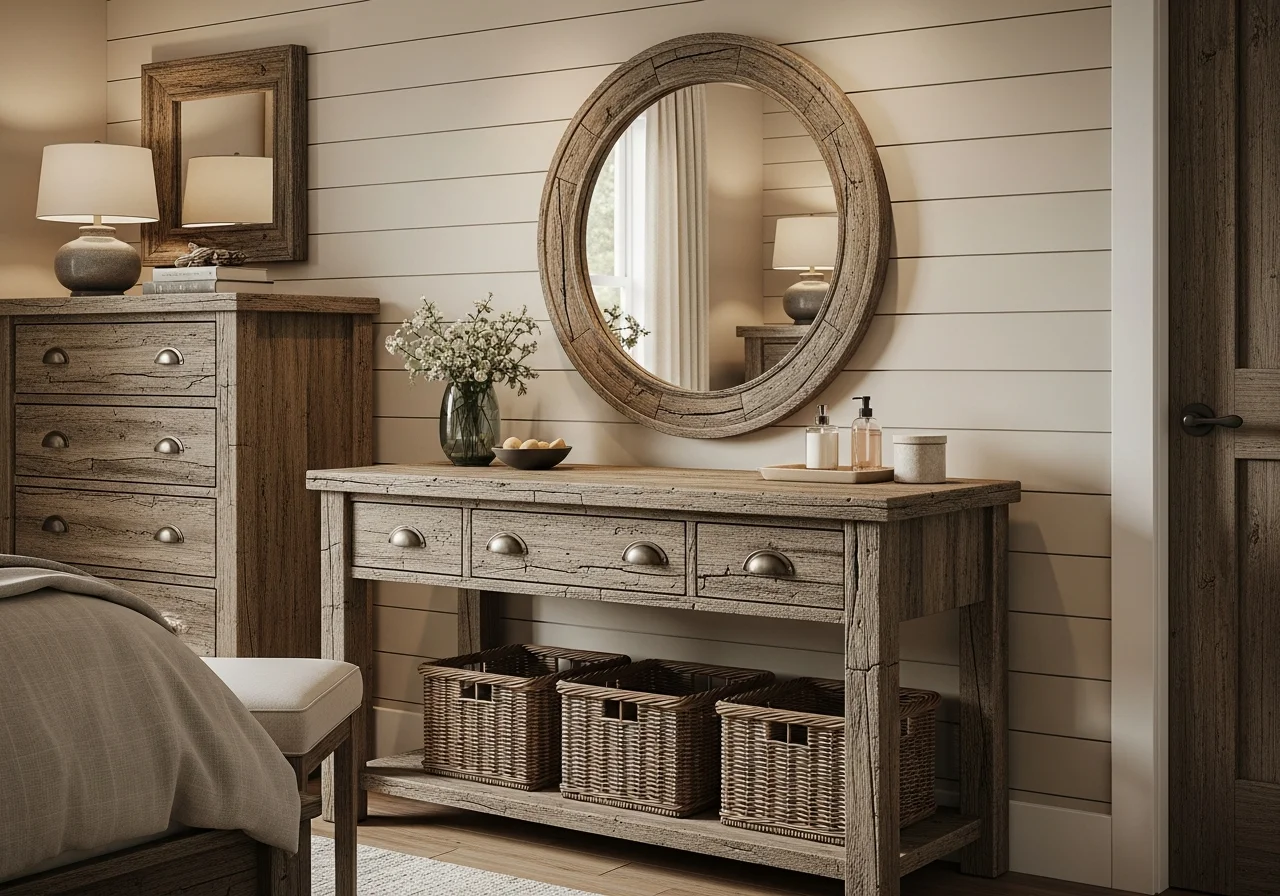 Reclaimed Wood Farmhouse Vanity