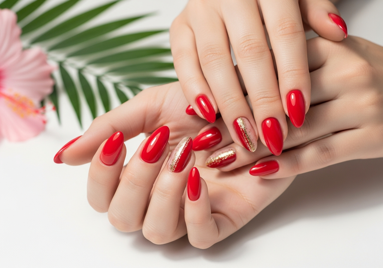 Red Summer Nails