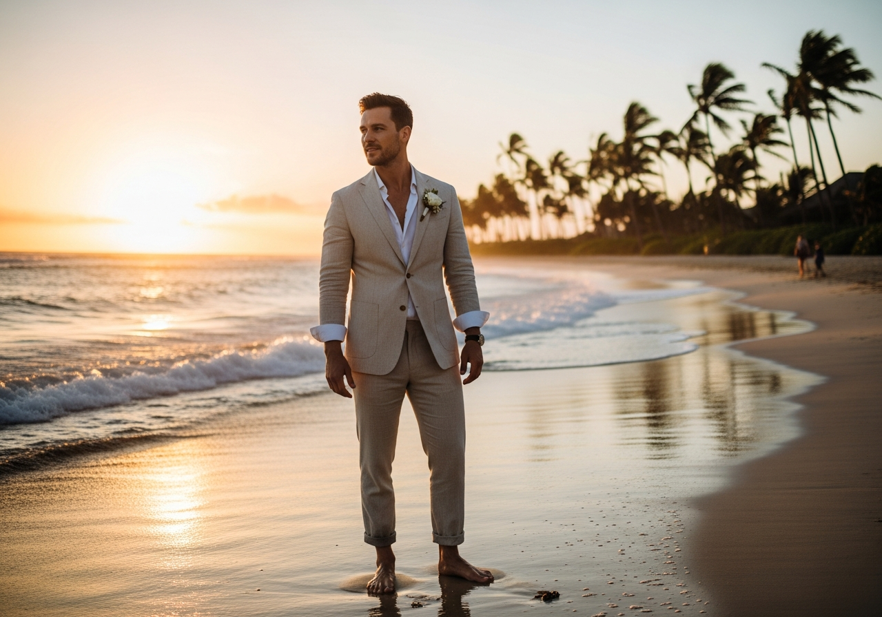 Relaxed Linen for Destination Weddings