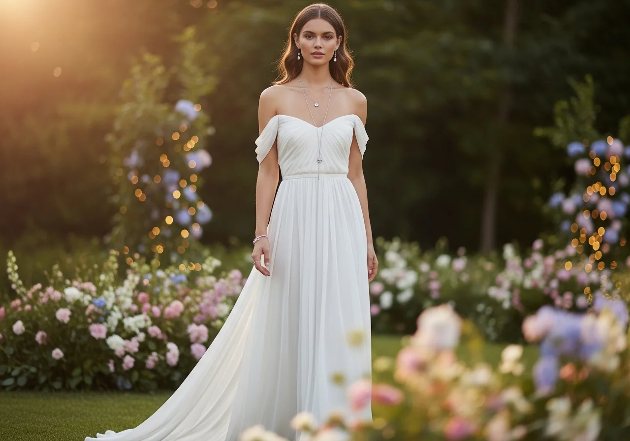 Romantic White Maxi Dress