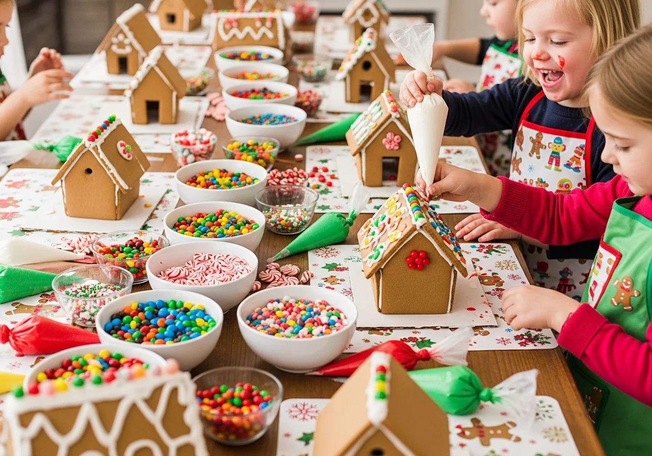 Setting Up a Gingerbread Decorating Station