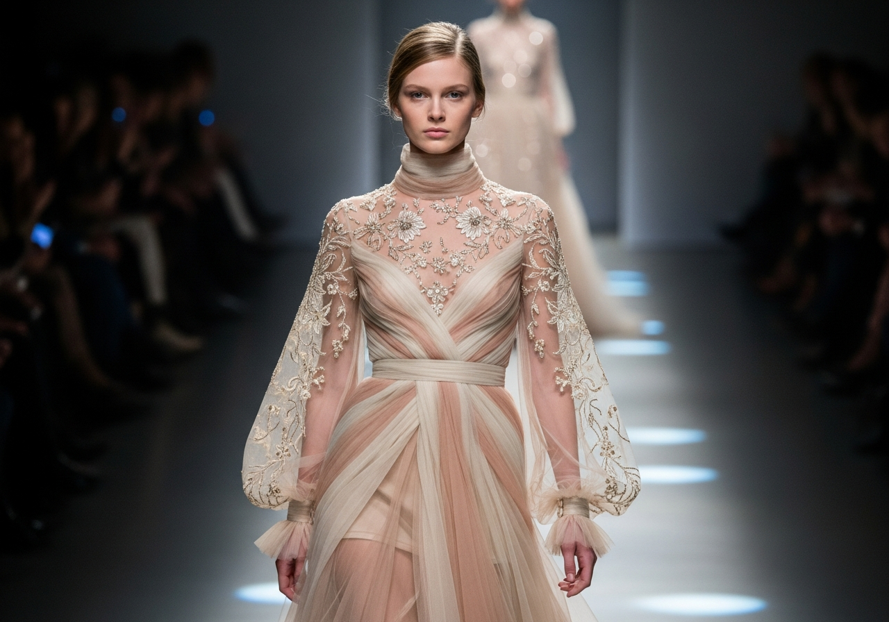 Sheer Fabrics with Sophisticated Layering