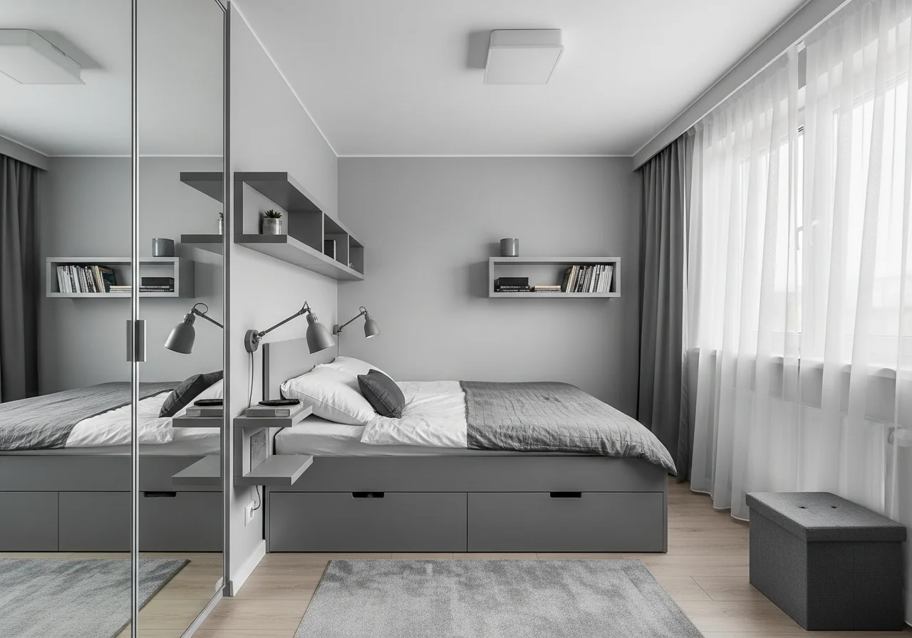 Small Grey Bedroom Ideas for Maximizing Space