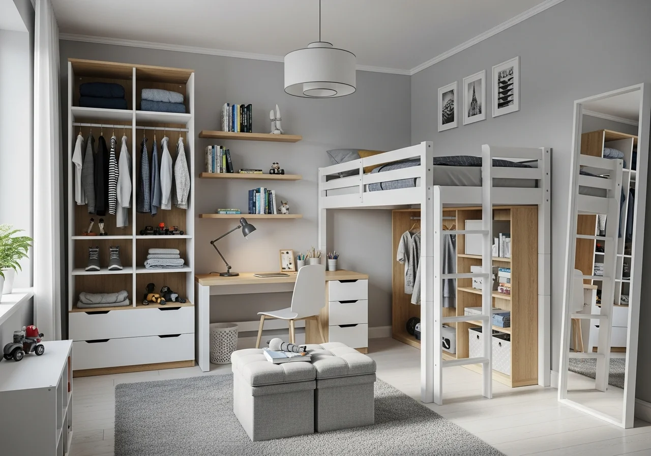 Small Space Solutions for Compact Bedrooms