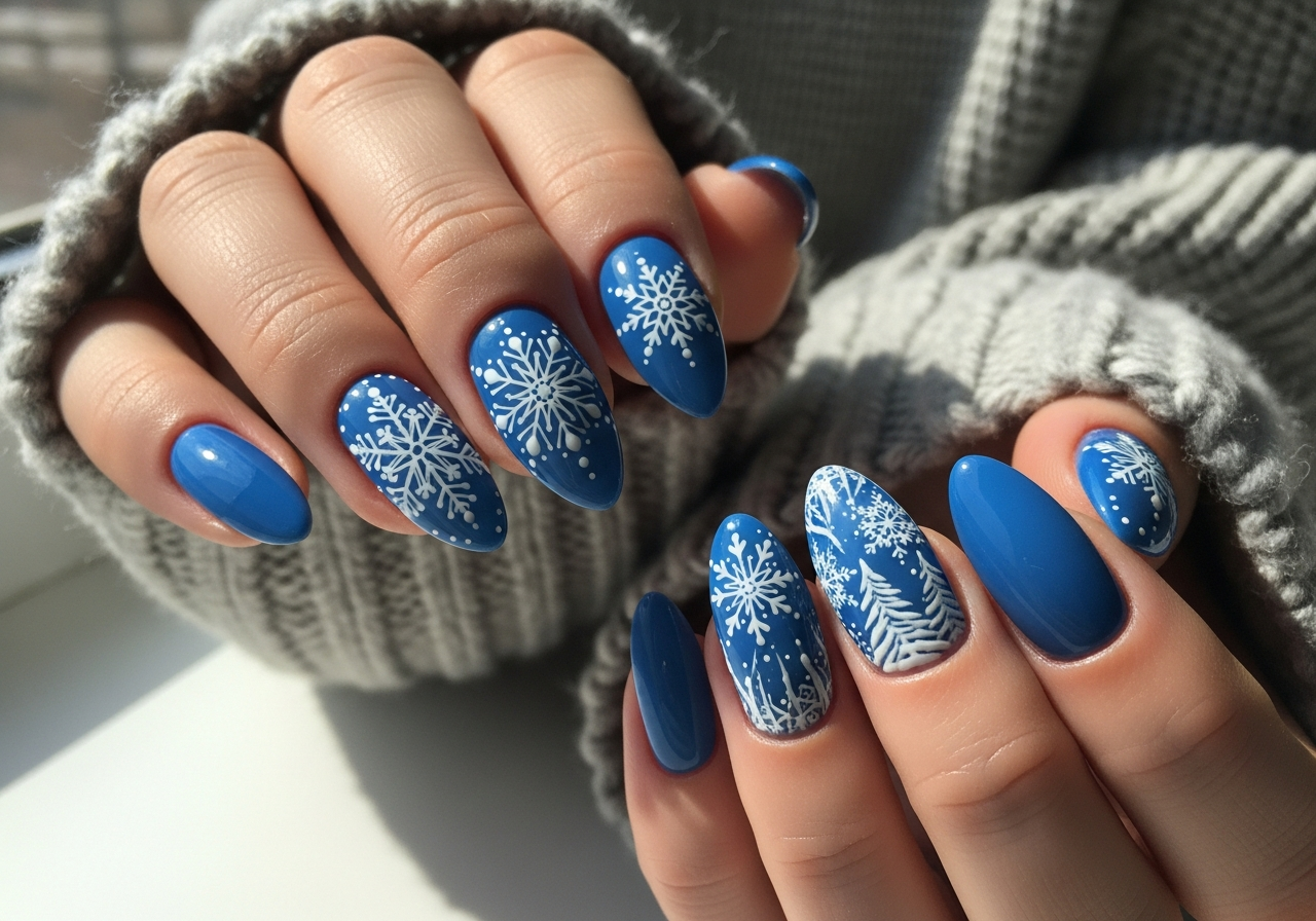 Snowflake and Winter Motif Art