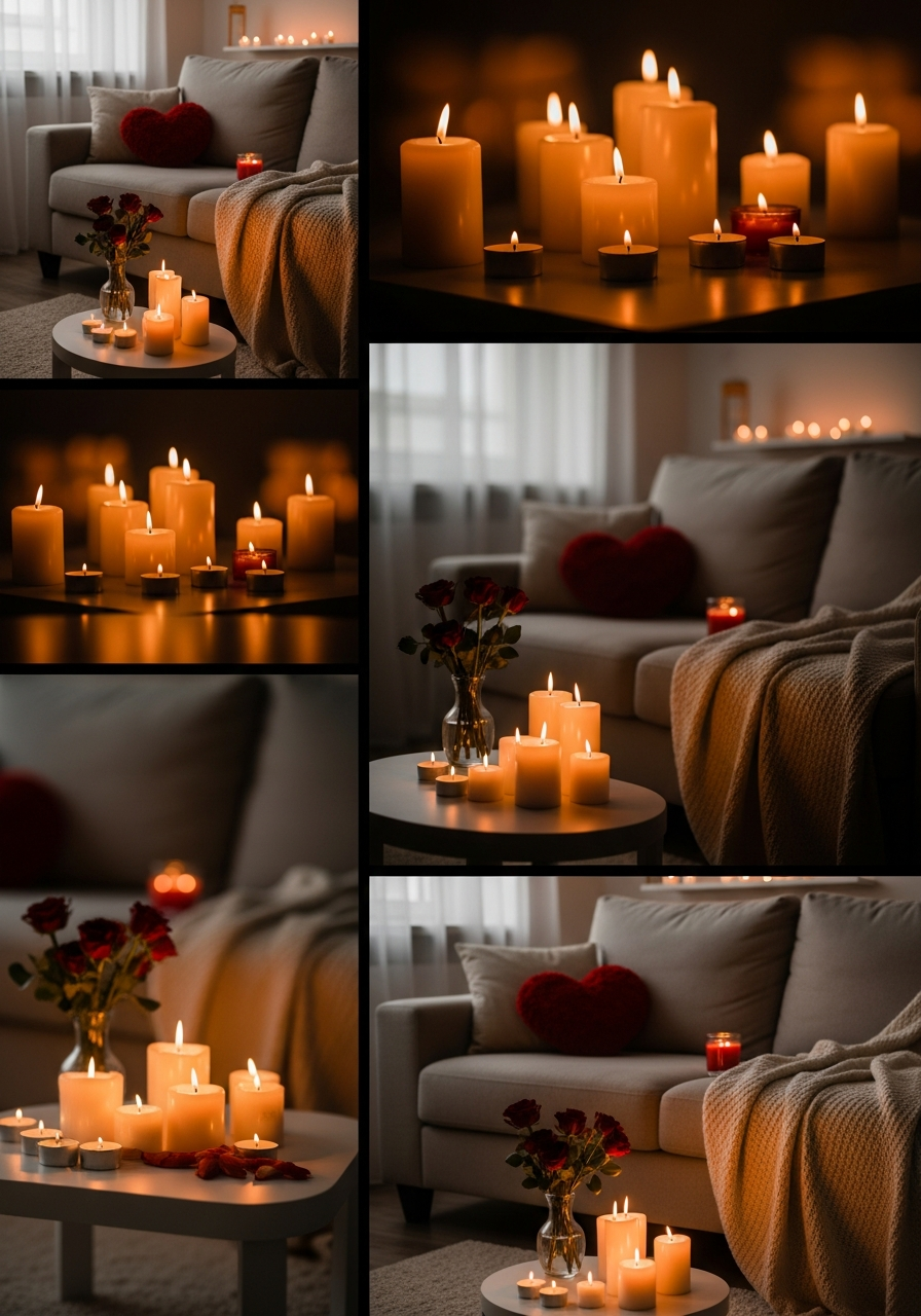 Soft Candlelit Romance