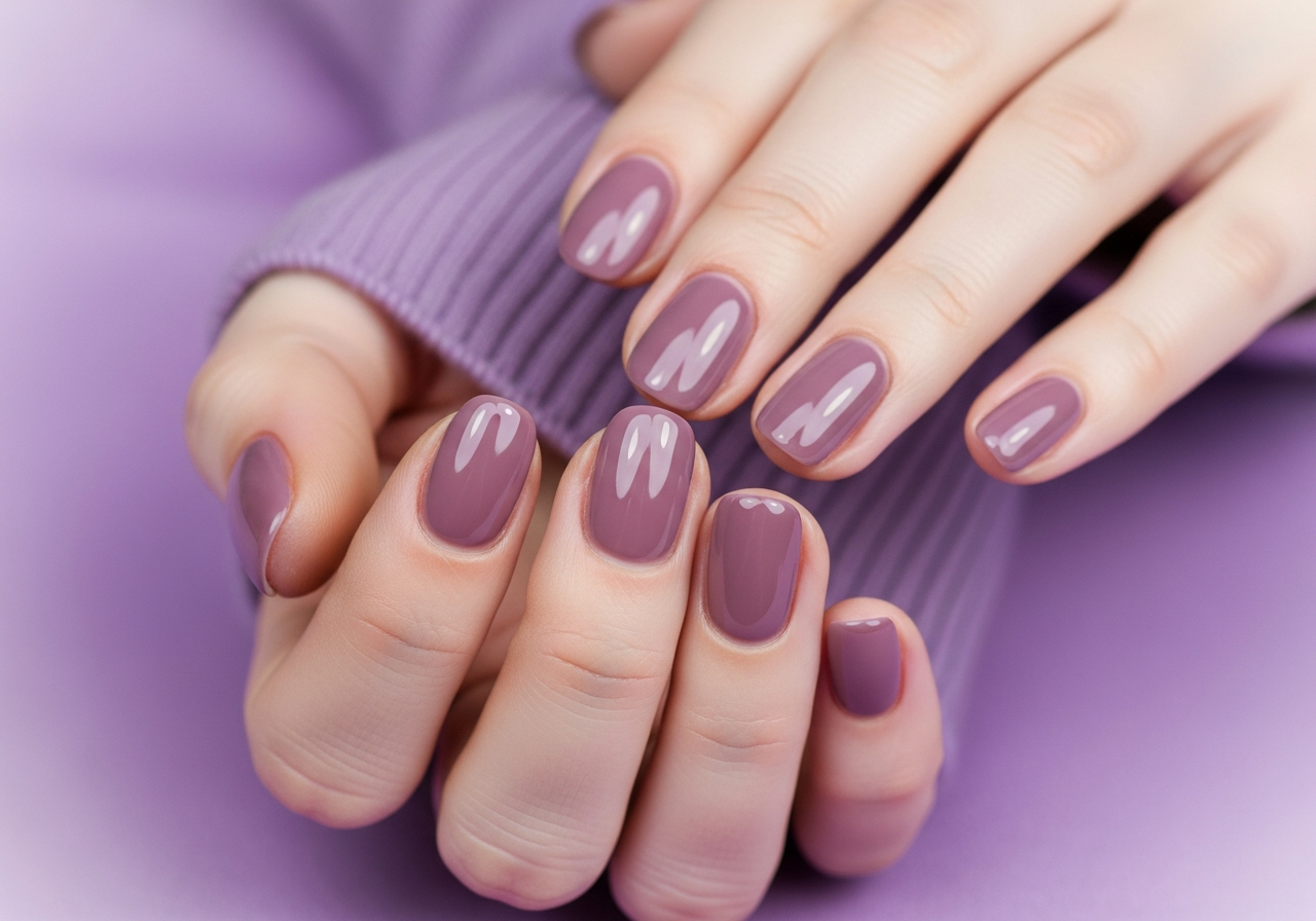 Soft Lavender and Mauve