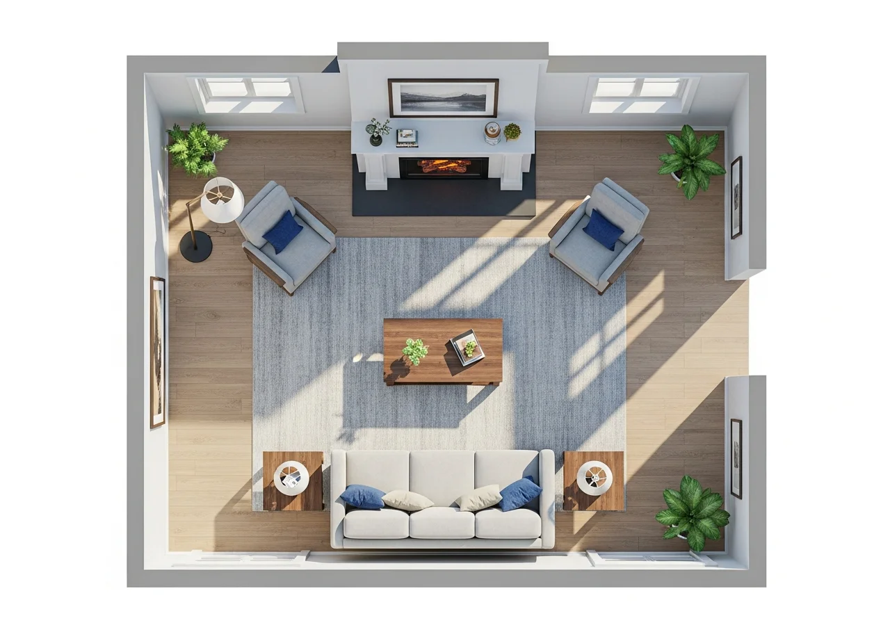 Strategic Furniture Placement and Layout