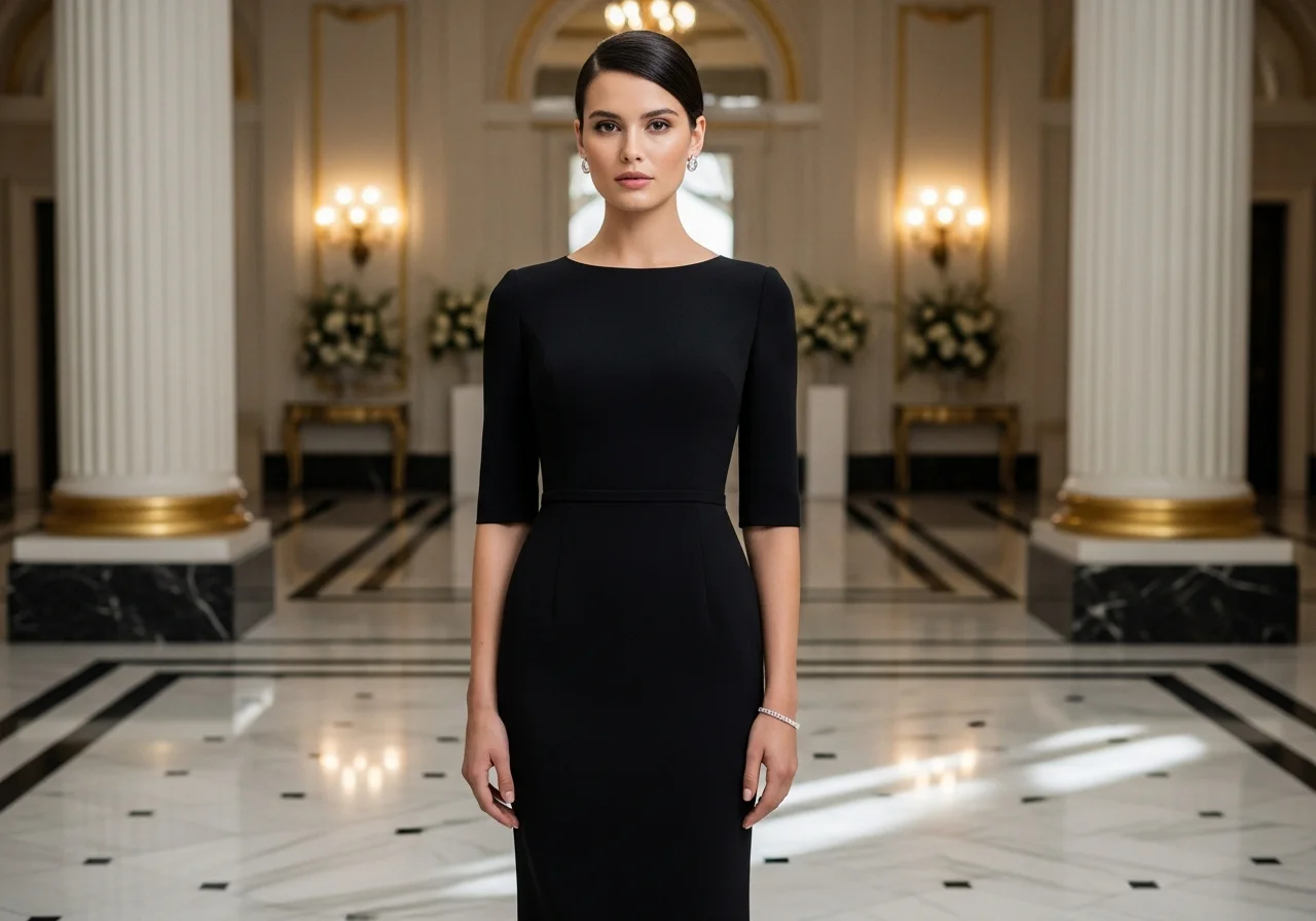 Tailored Sheath Dress — Sleek and Sophisticated