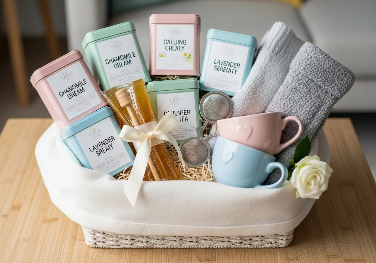 Tea Time Comfort Basket