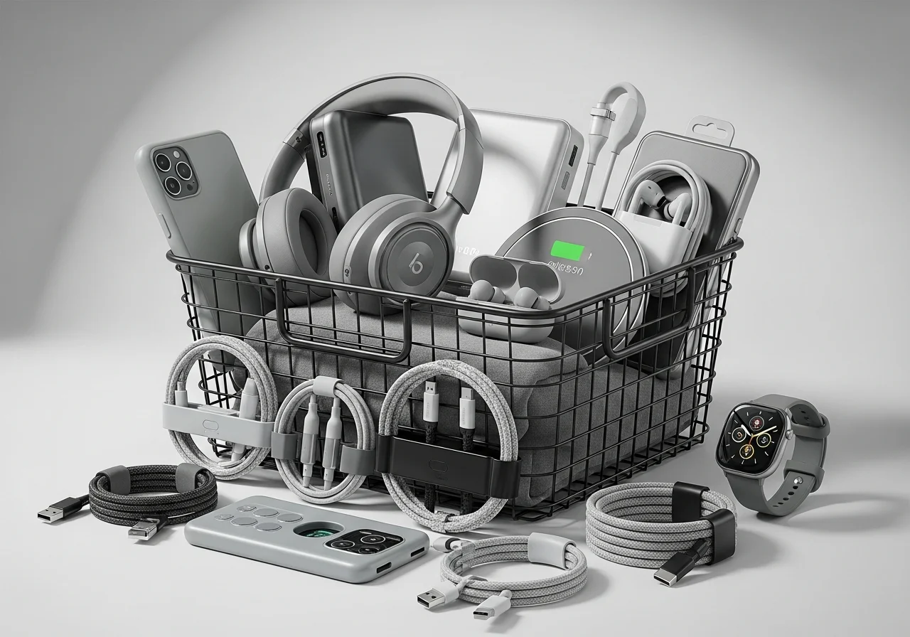 Techie Essentials Basket