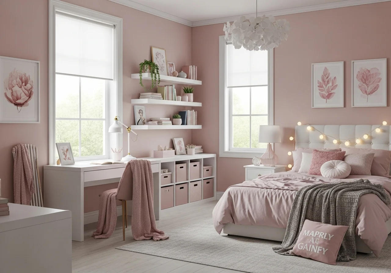 Teen Girl Bedroom Ideas and Aesthetic Designs for Cozy, Stylish, Creative Rooms in 15 Inspiring Ways