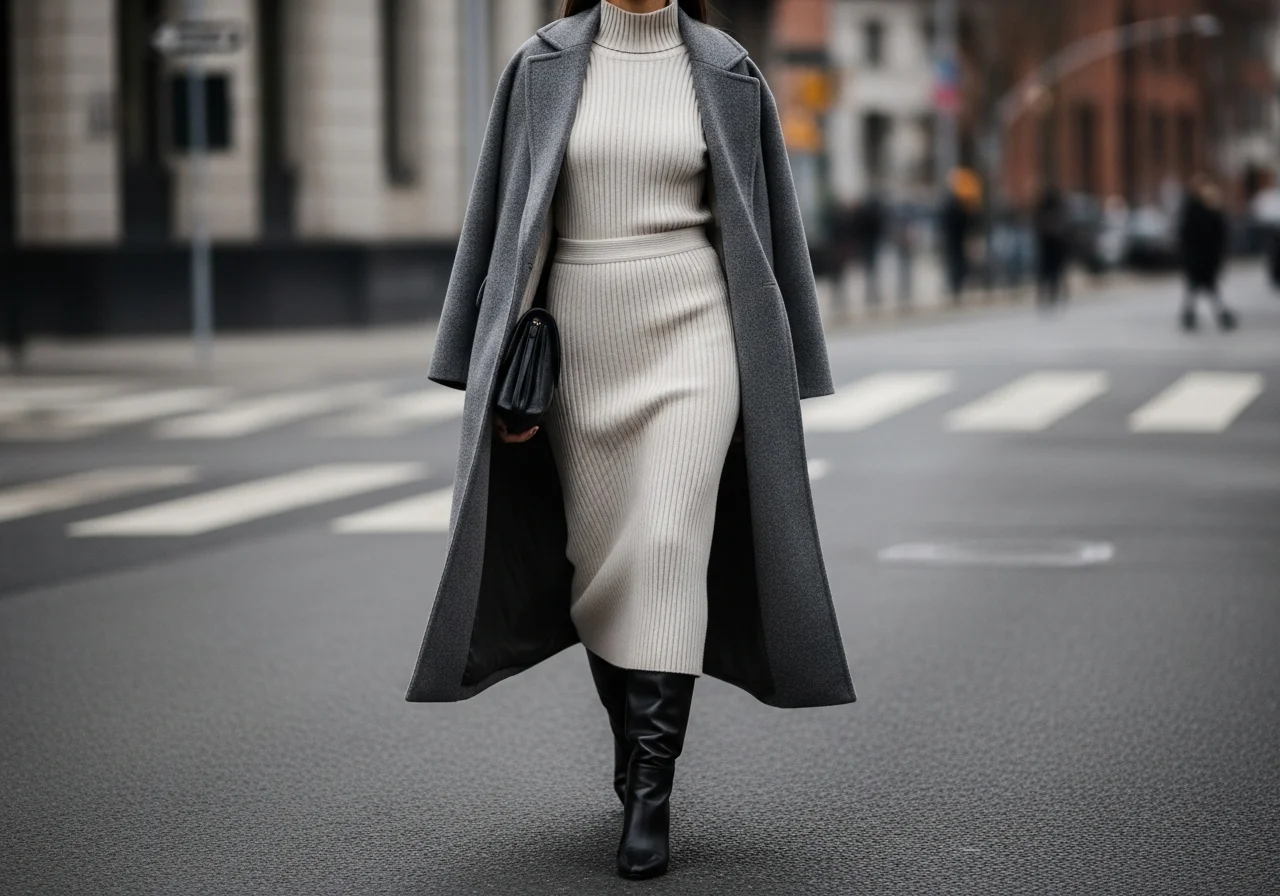 Textured Knit Coordination