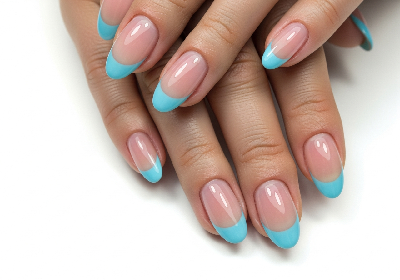 Tips with Blue Twists