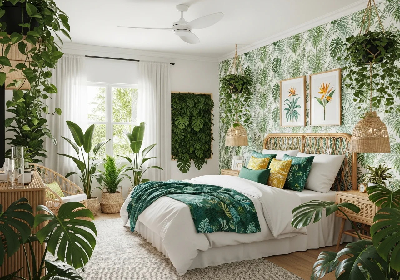 Tropical Paradise Bedroom