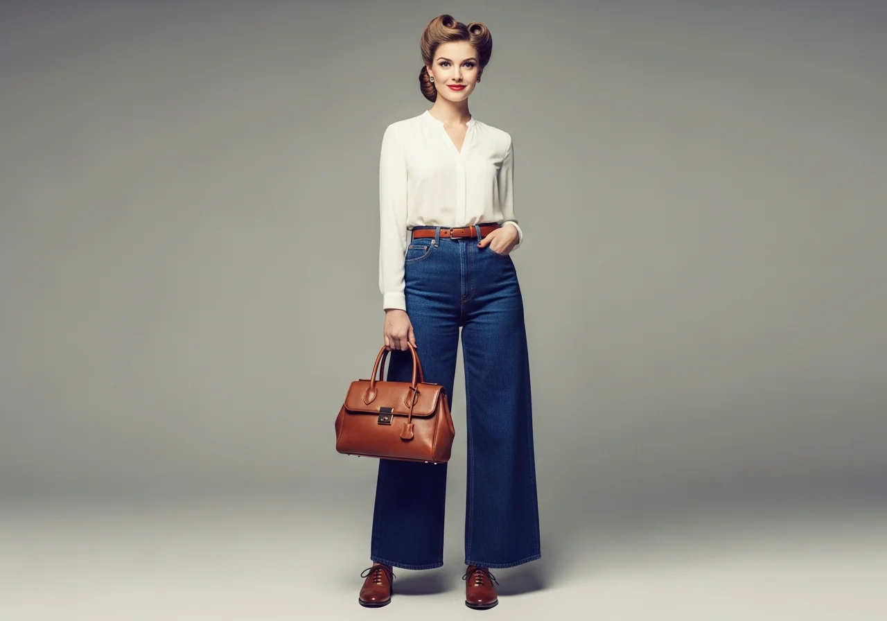 Tucked Blouse from the 1940s