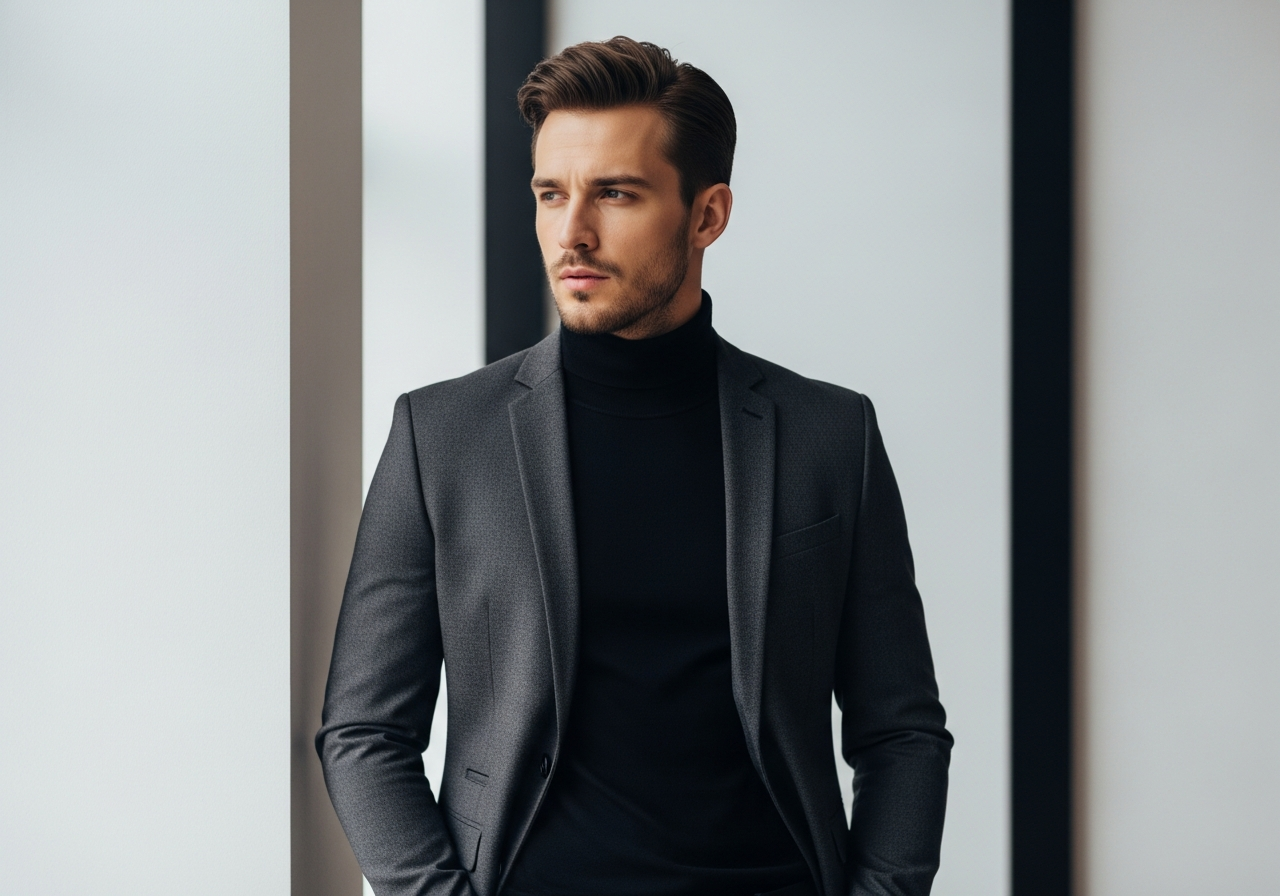 Turtleneck Sophistication