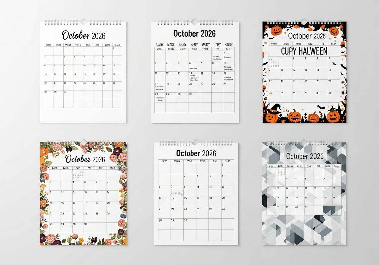 Understanding Your October 2026 Calendar Options