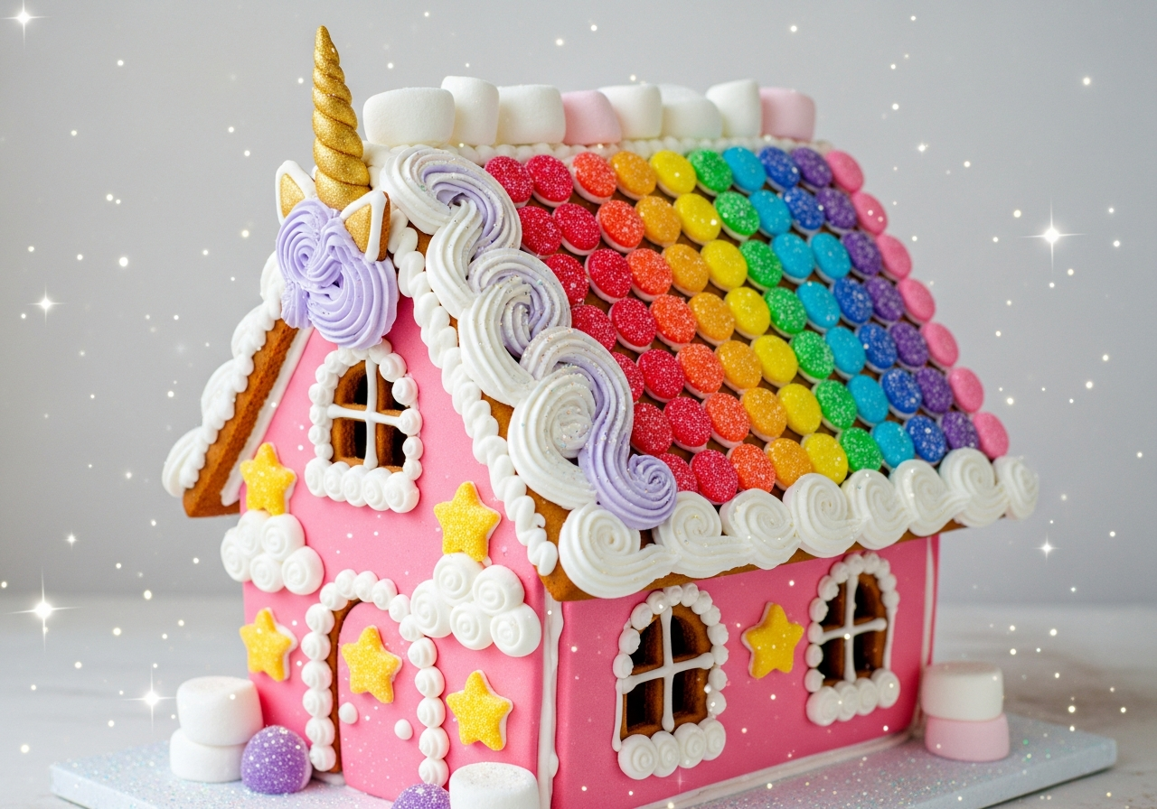 Unicorn Pink Fantasy House