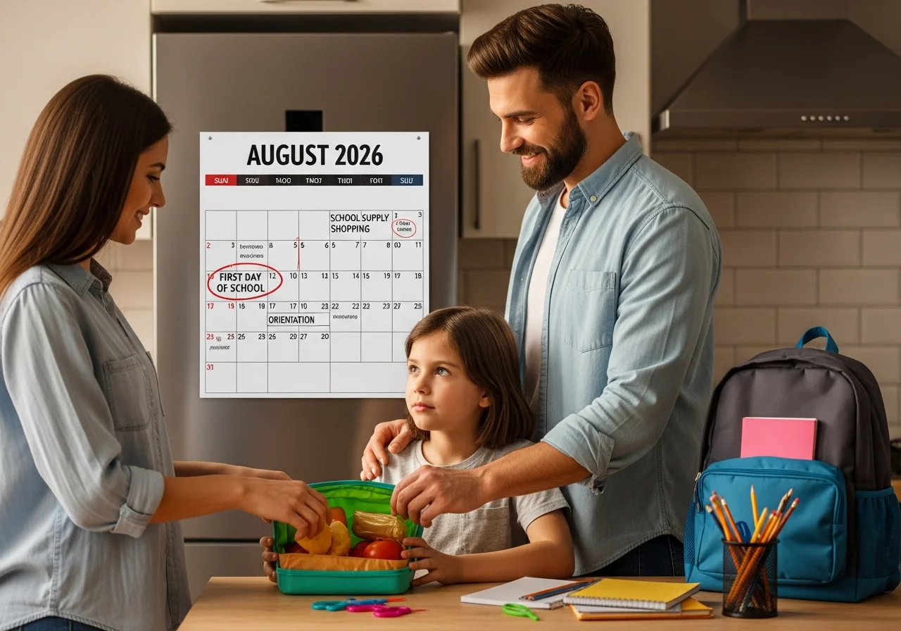 Using Your August Calendar for Back-to-School Planning