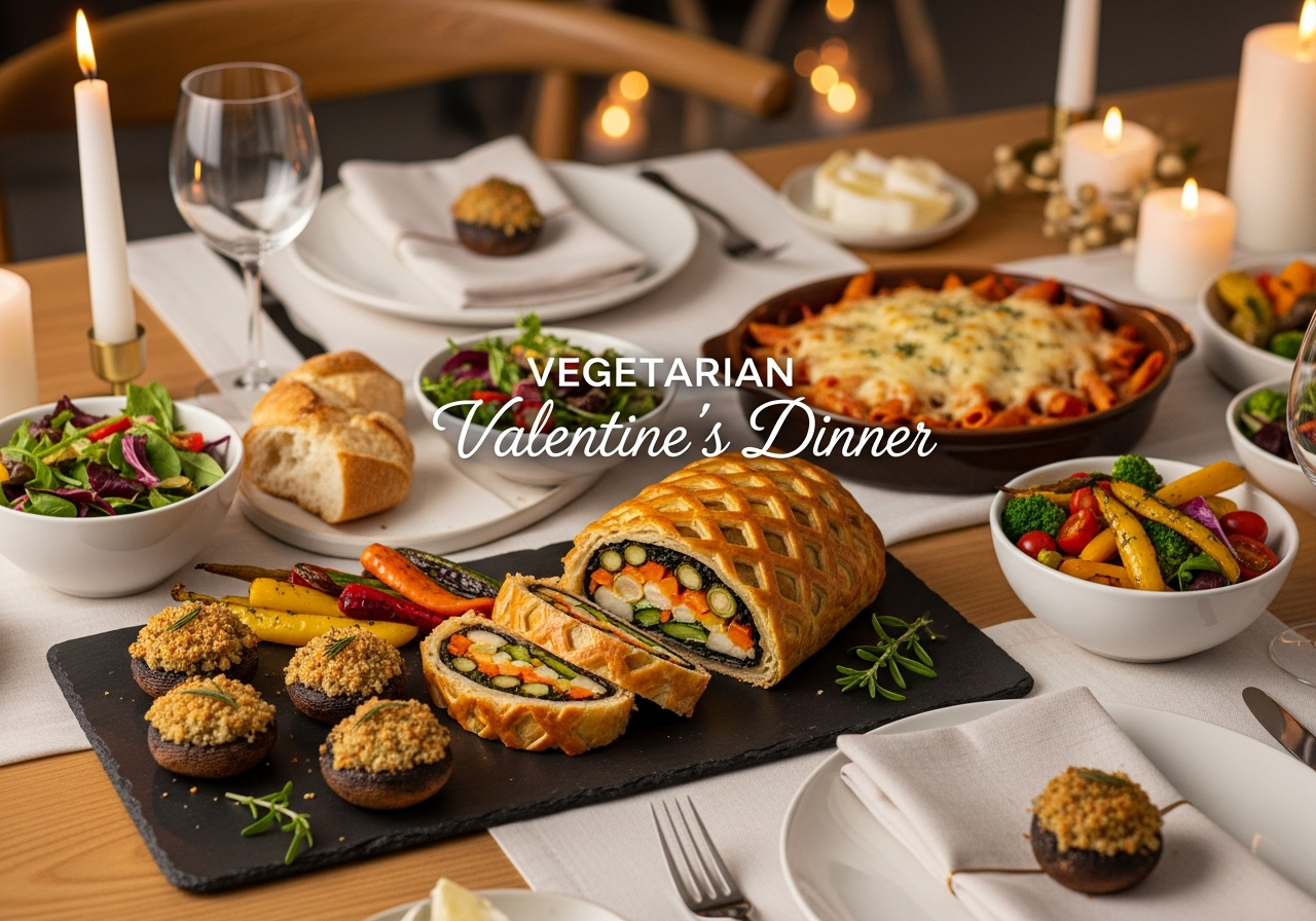 Vegetarian Valentine’s Day Dinner Ideas That Impress