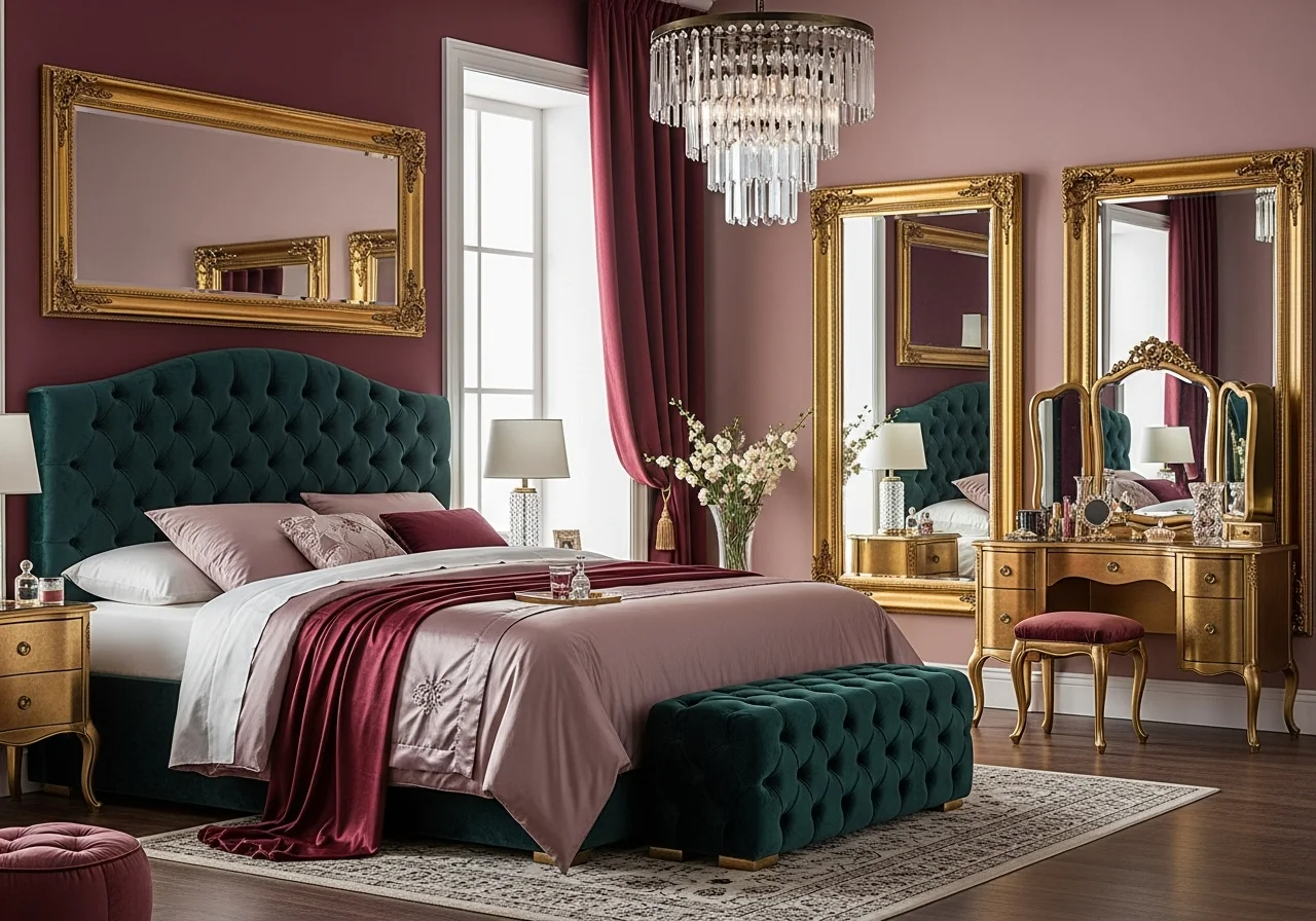  Vintage Glam Bedroom