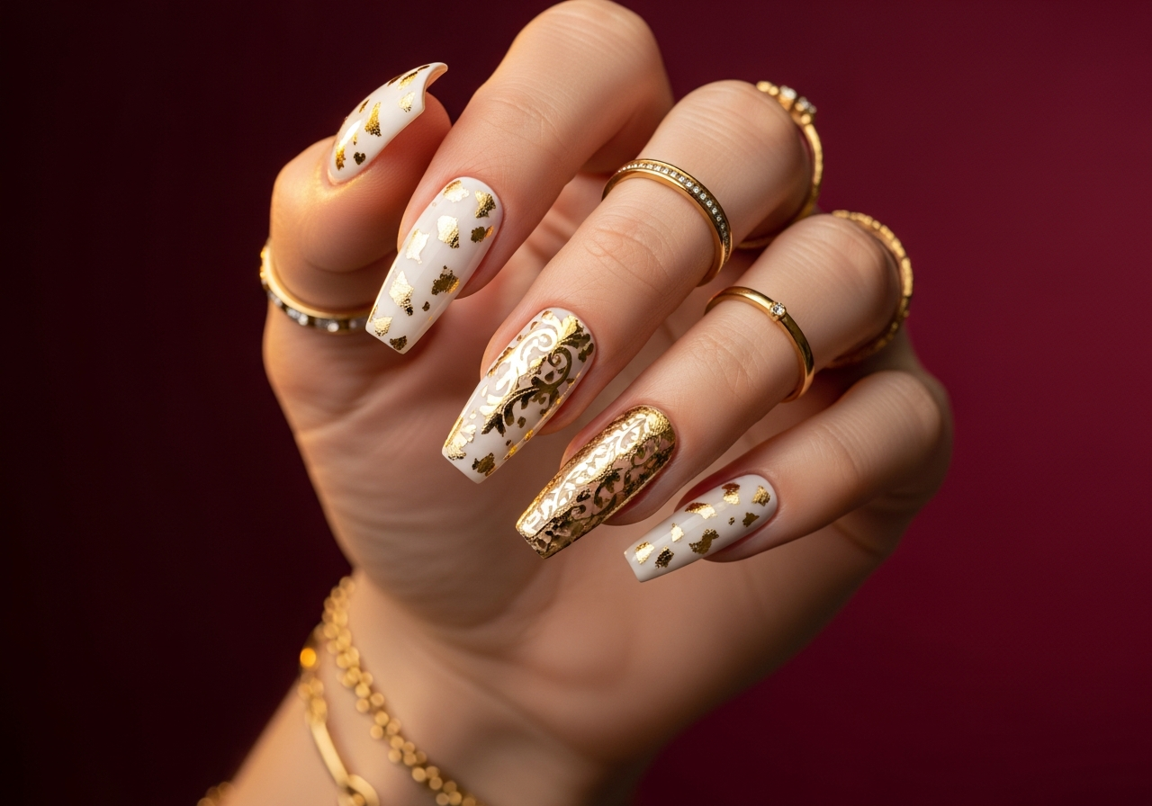  White and Gold Combinations