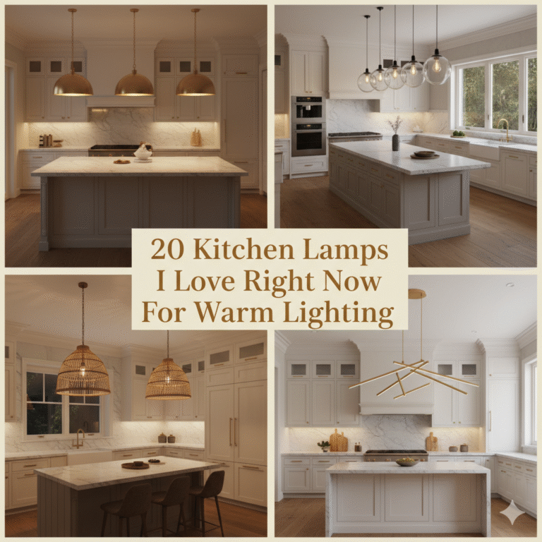 20 Kitchen Lamps I Love Right Now For Warm Lighting!