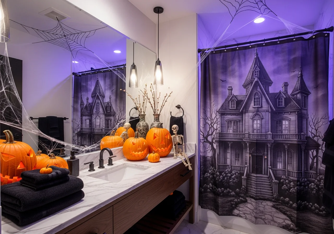 24 Bathroom Halloween Decor Ideas