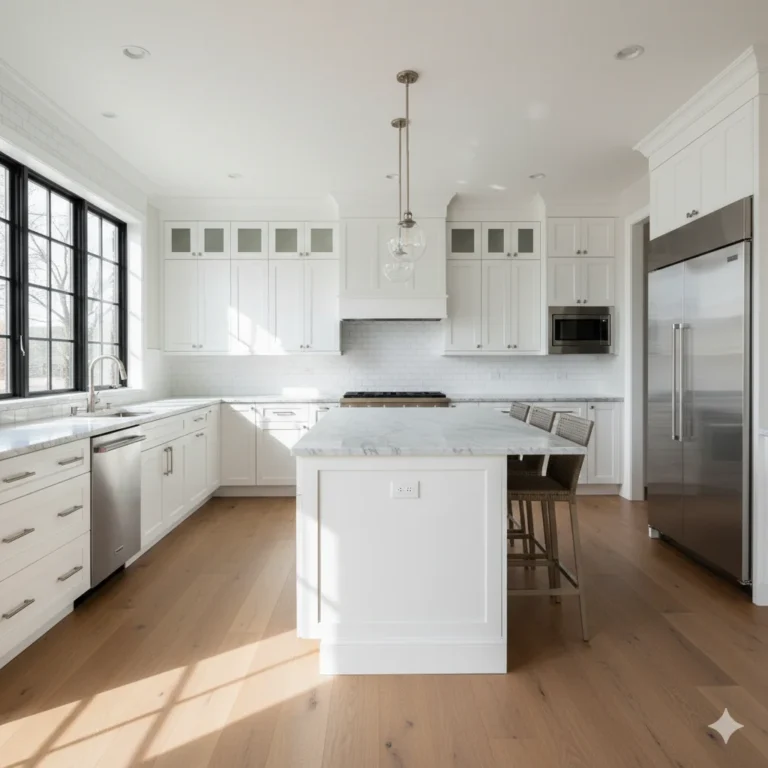 25 White Paint Colors For Kitchen Cabinets That Work!