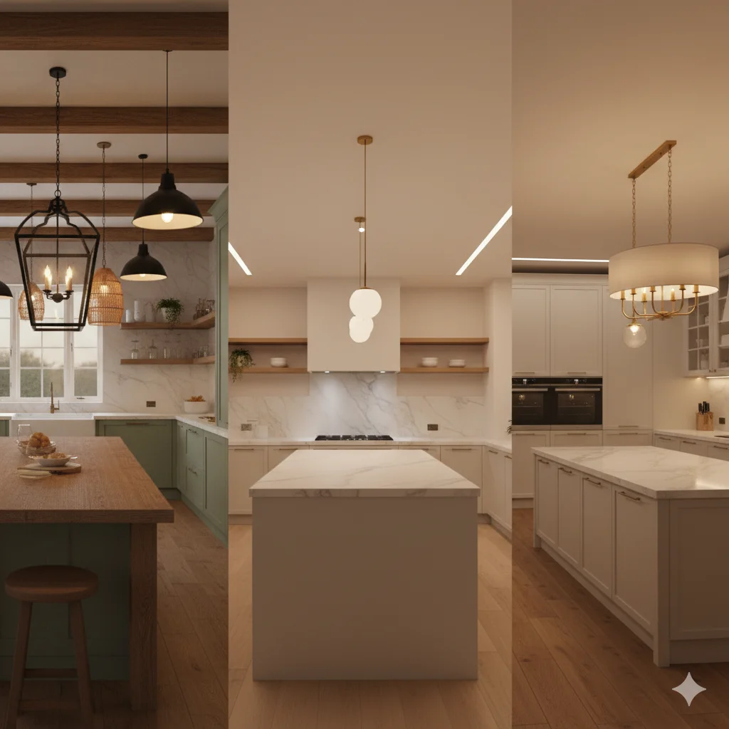 Antique Bronze Hanging Light