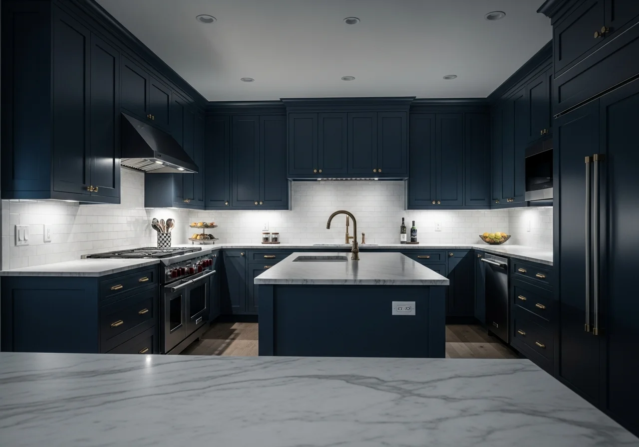 Bold Navy Blue Transformation