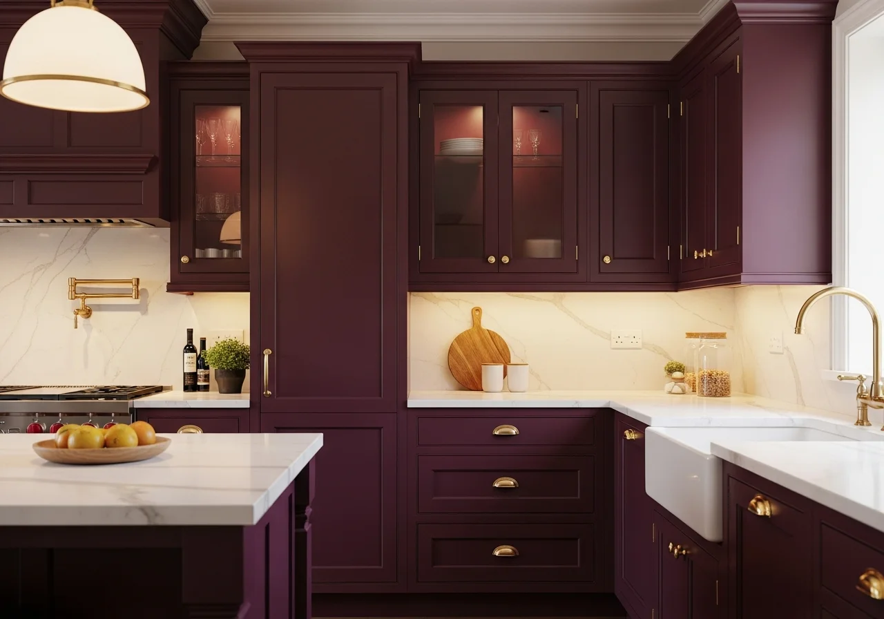 Burgundy Wine Elegance