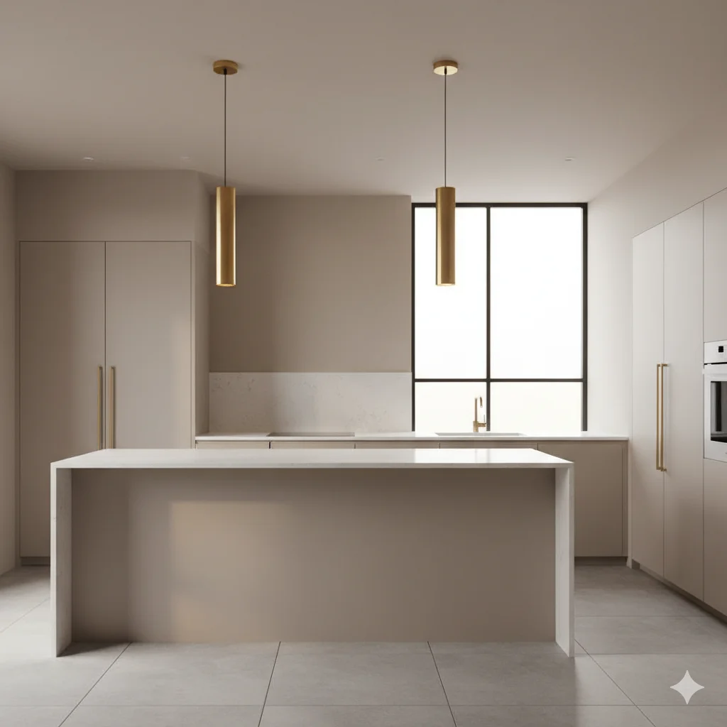 Ceramic Pendant in Neutral Tone