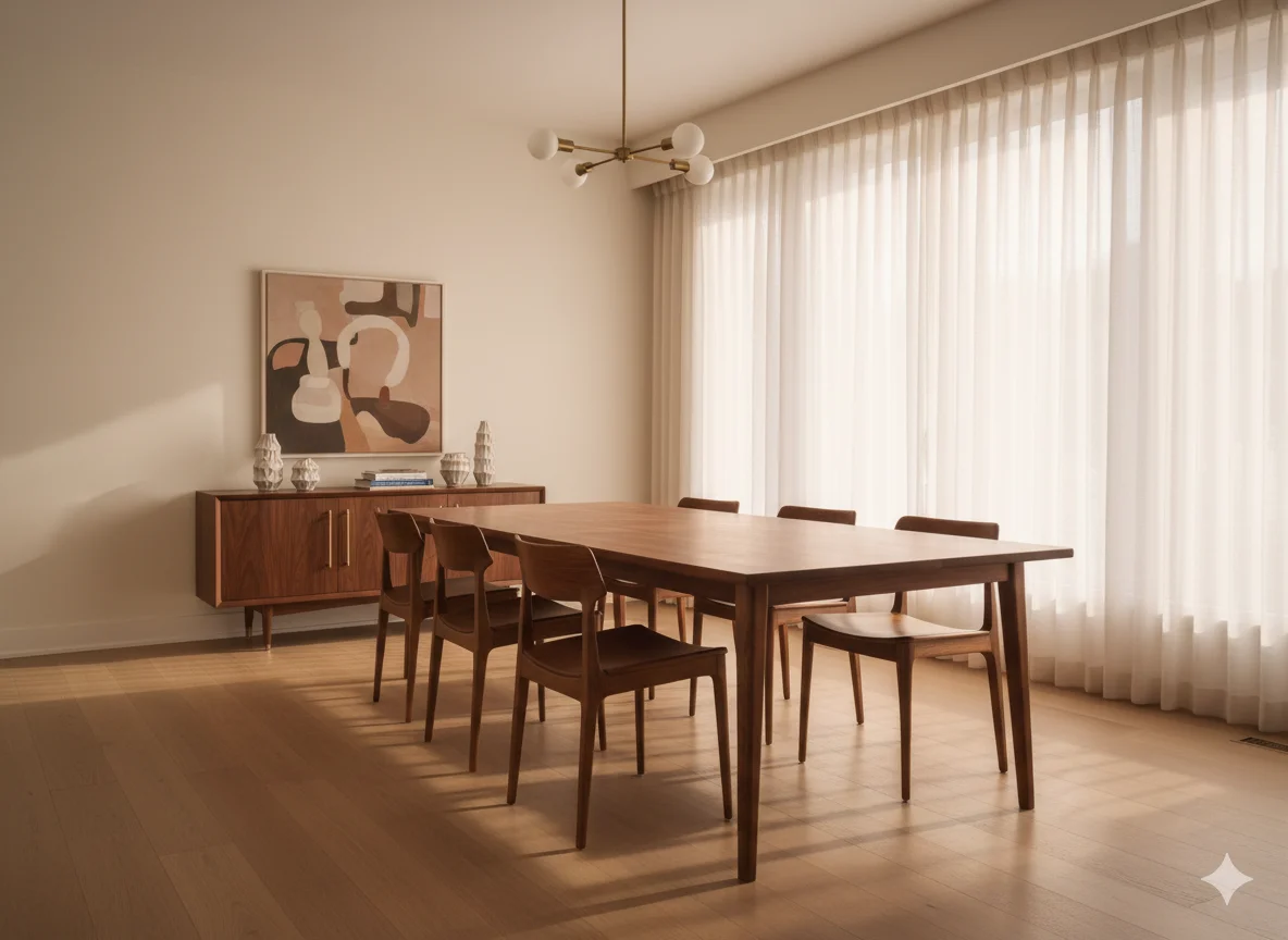 Choose a Walnut Dining Table as Your Anchor