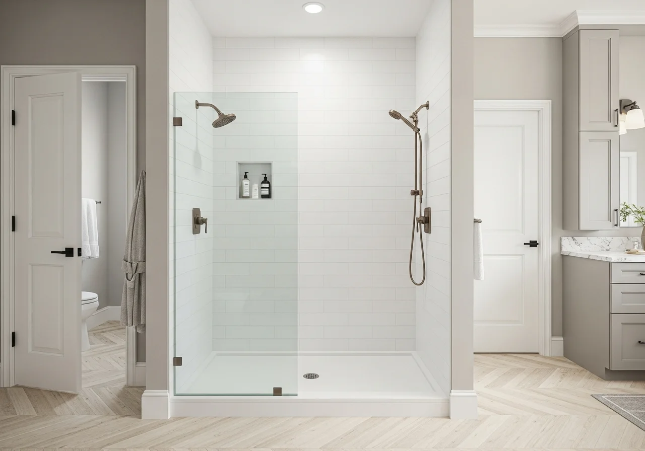 Doorless Walk In Designs