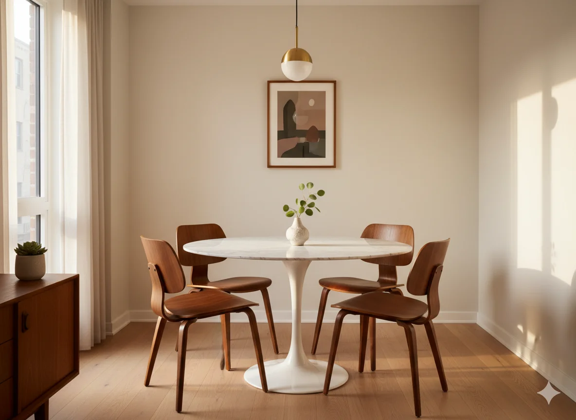  Explore the Tulip Table for Round Dining Rooms