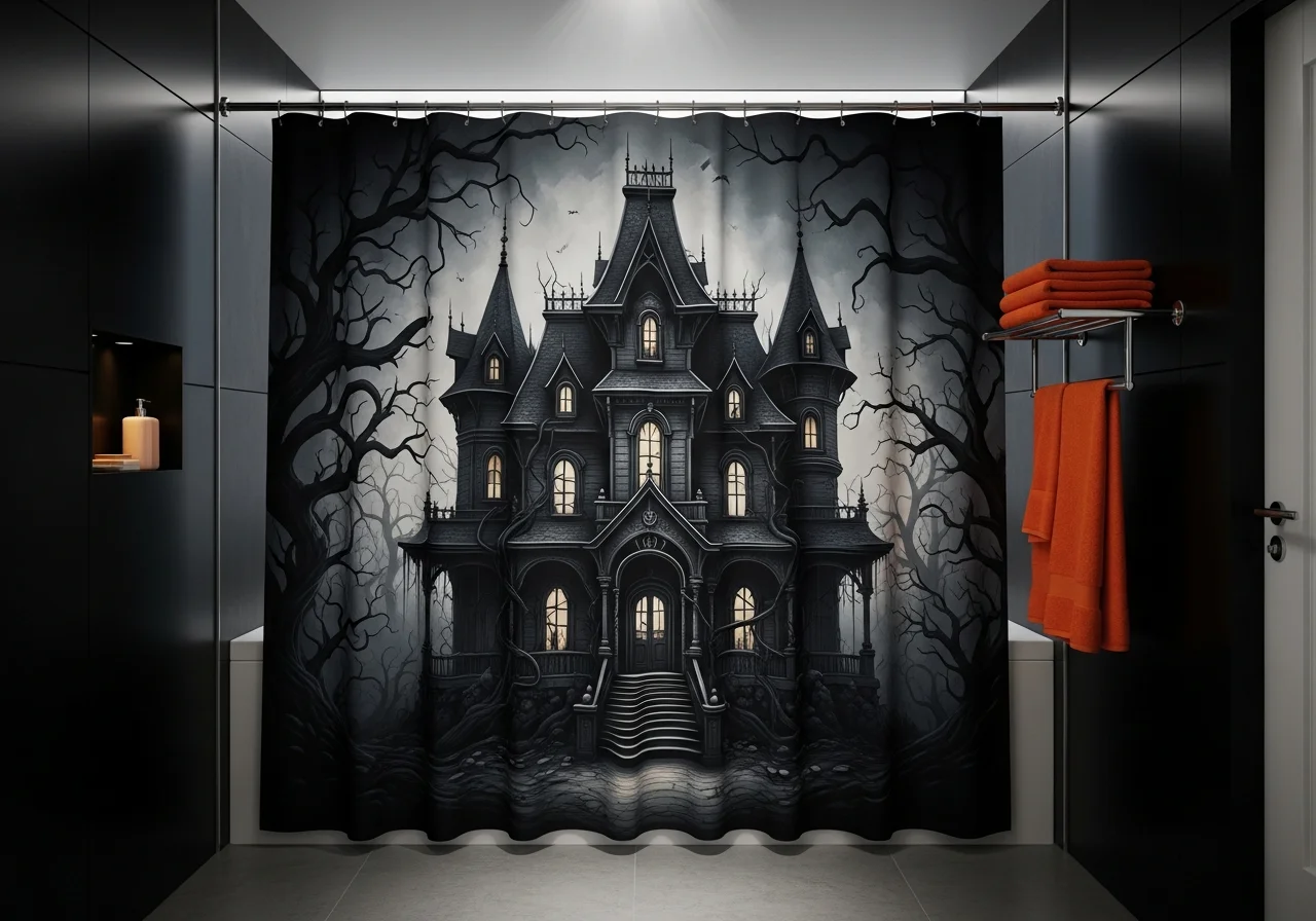  Focal Points with Shower Curtains