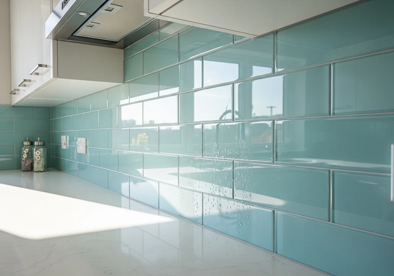 Glossy Tiles Reflect