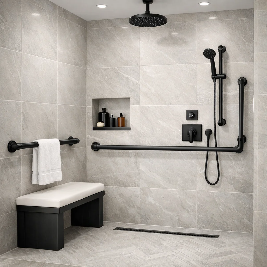 Grab Bars with Modern Design