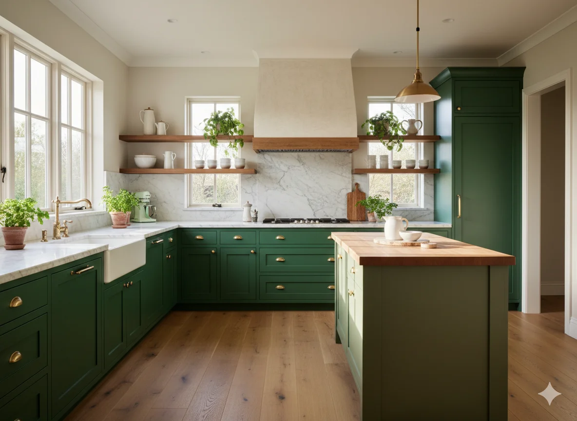  Green Revolution in Cabinet Color