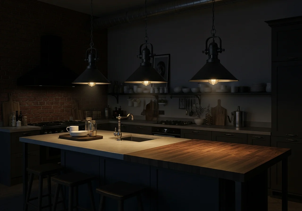 Industrial Metal Pendants