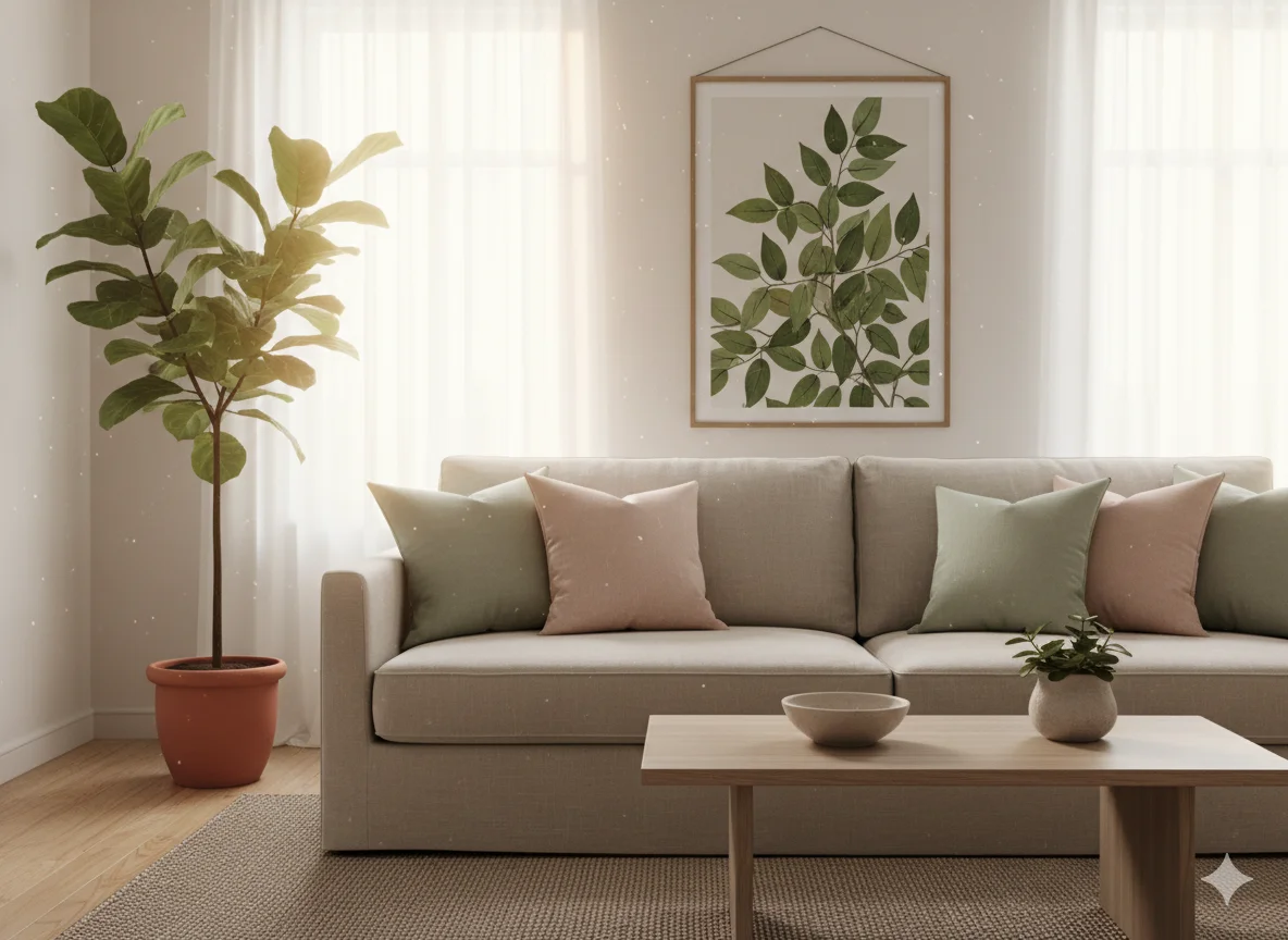 Living Room Create a Light and Airy Focal Point