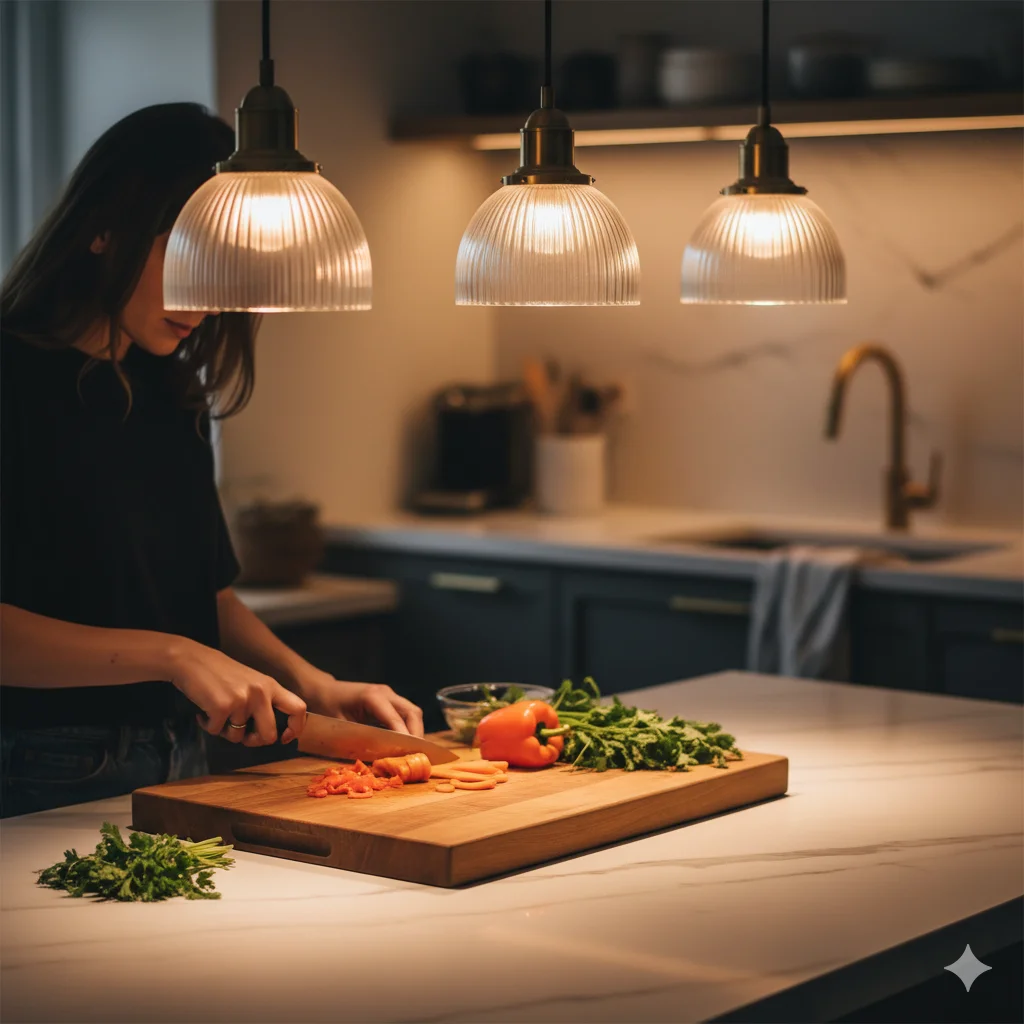 Matte Black Cone Pendant