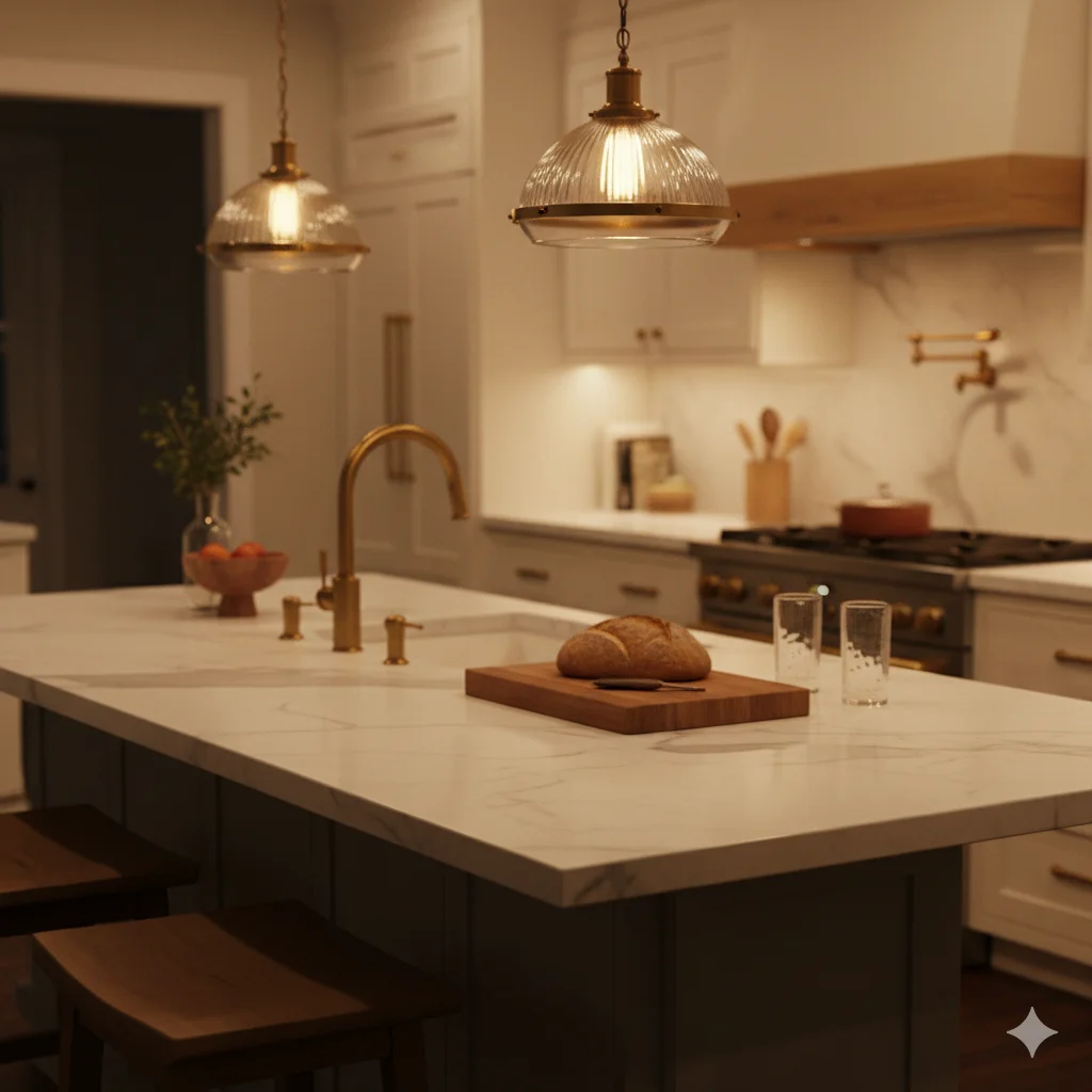 Milk Glass Globe Pendant