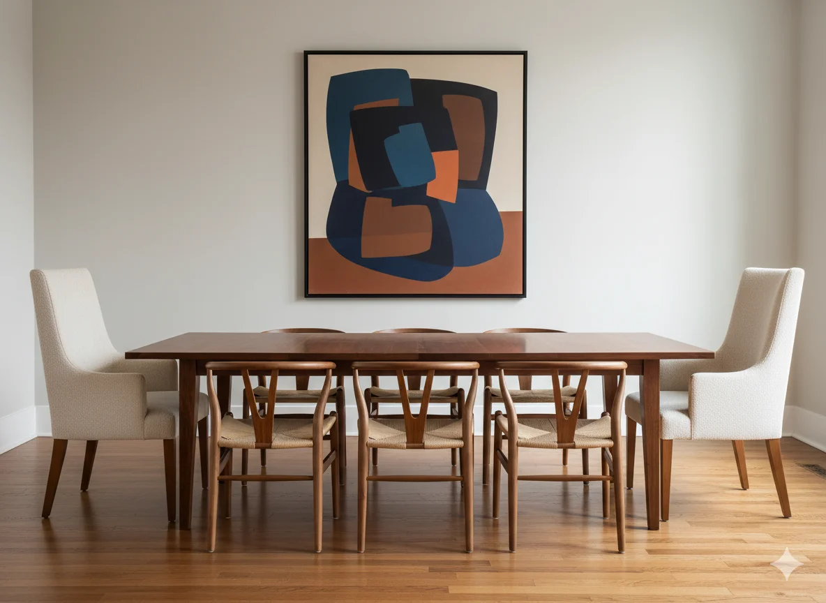 Mix Upholstered and Wood Dining Chairs